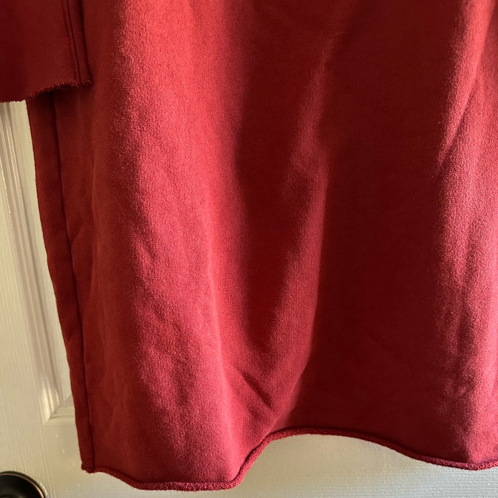 Frank & Eileen Red Izzie Sweatshirt Party Dress - Picture 9 of 12